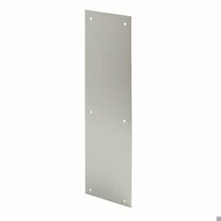 PRIME-LINE Door Push Plate, 4 in. x 16 in., Stainless J 4626